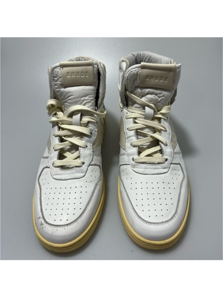 Rhude Rhecess High-Top Sneakers White Men’s 10